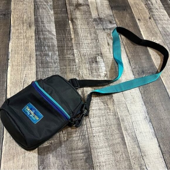 Vintage Samsonite World Sport Soft Camera Bag Y2K Retro 90s - Picture 1 of 8